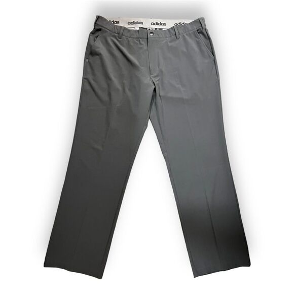 adidas Other - Adidas Men's Gray Flat Front Stretch Performance Golf Pants, Size 40 x 32